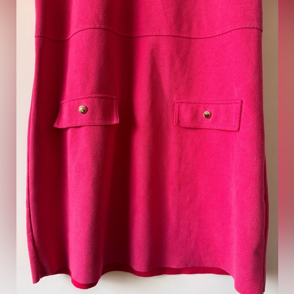 ZARA Hot Pink Short Sleeve Dress Mod Size M - Picture 5 of 5